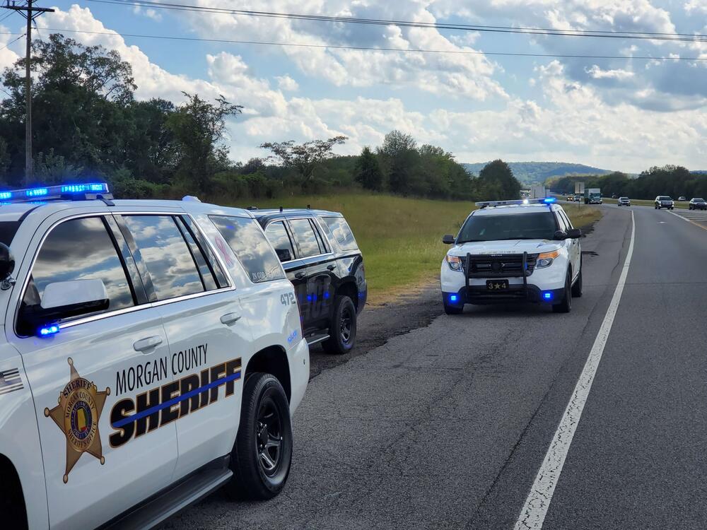 Patrol Cars on side of roadway