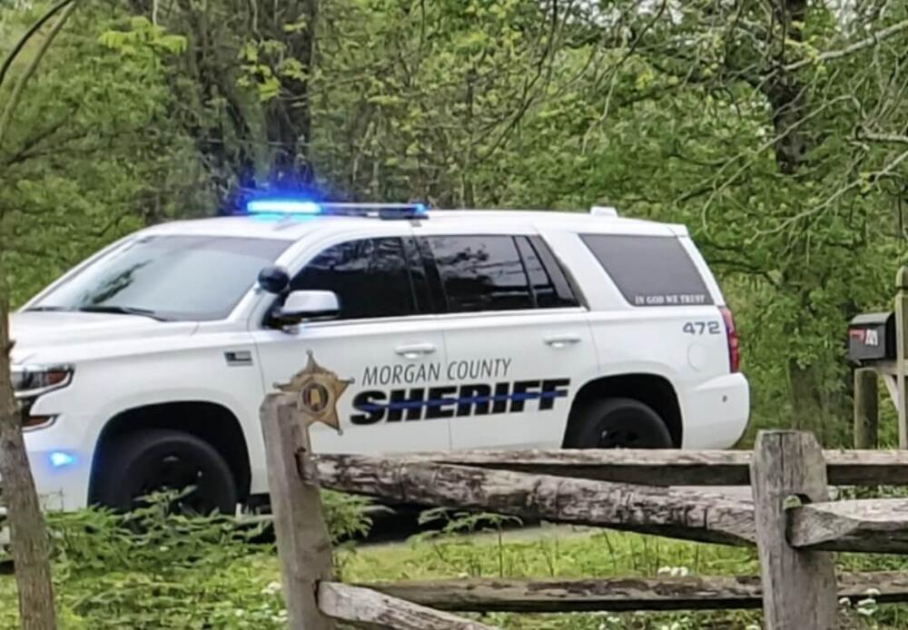 Sheriff Office Patrol Car on Roadway