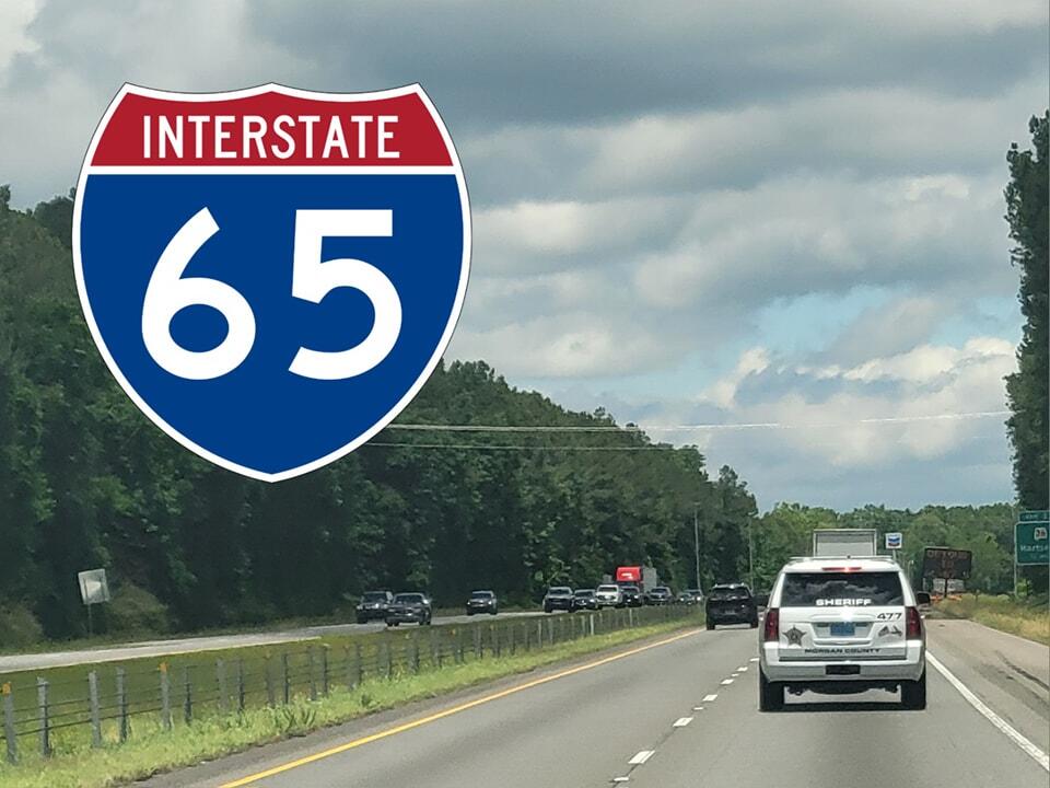 Patrol Unit on Interstate