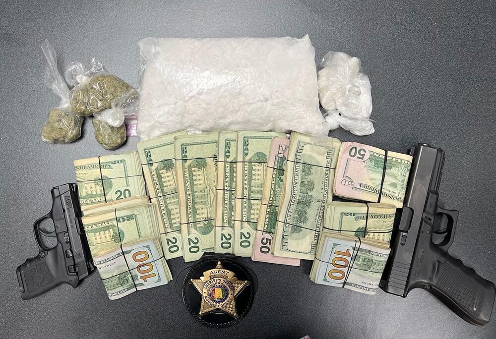 Seized Drugs, currency and guns