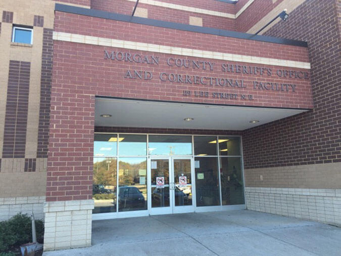 Front Entrance of Morgan County Jail 