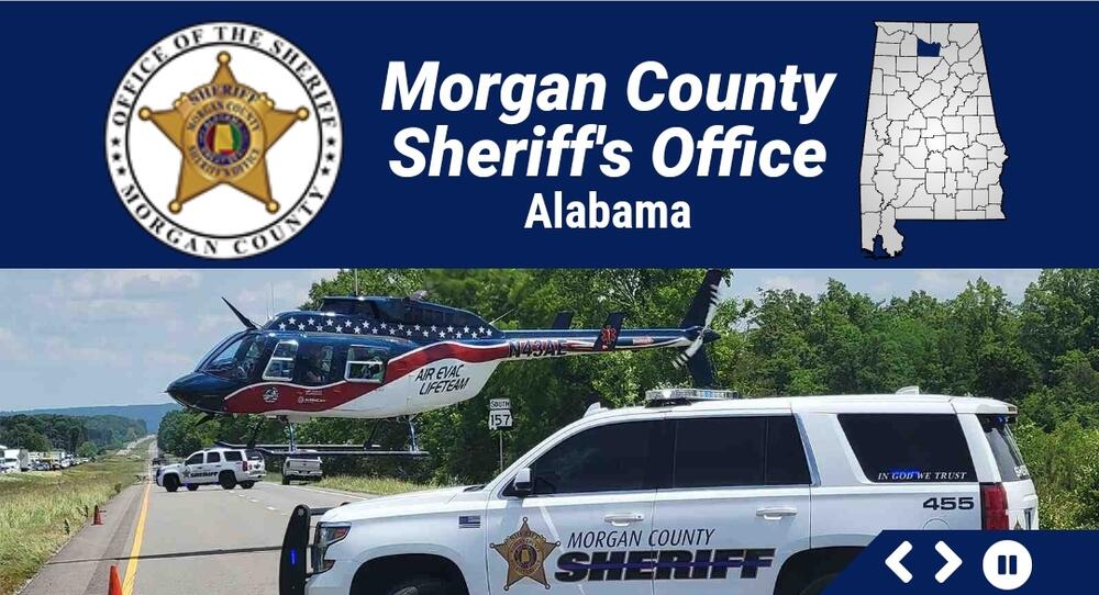 Website Header with Patrol Car and Helicoptor